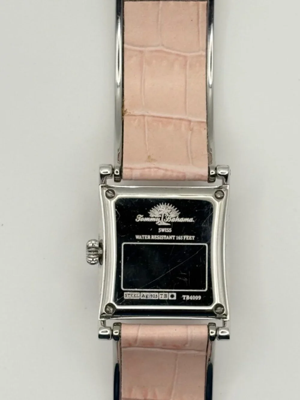 Tommy Bahama TB4009 Swiss Pink Dial Sterling Silver 925 Quartz Women Watch